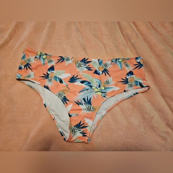 🩷5/$25🩷 Tropical Bow Bikini, Plus Size 3X - Picture 3 of 15